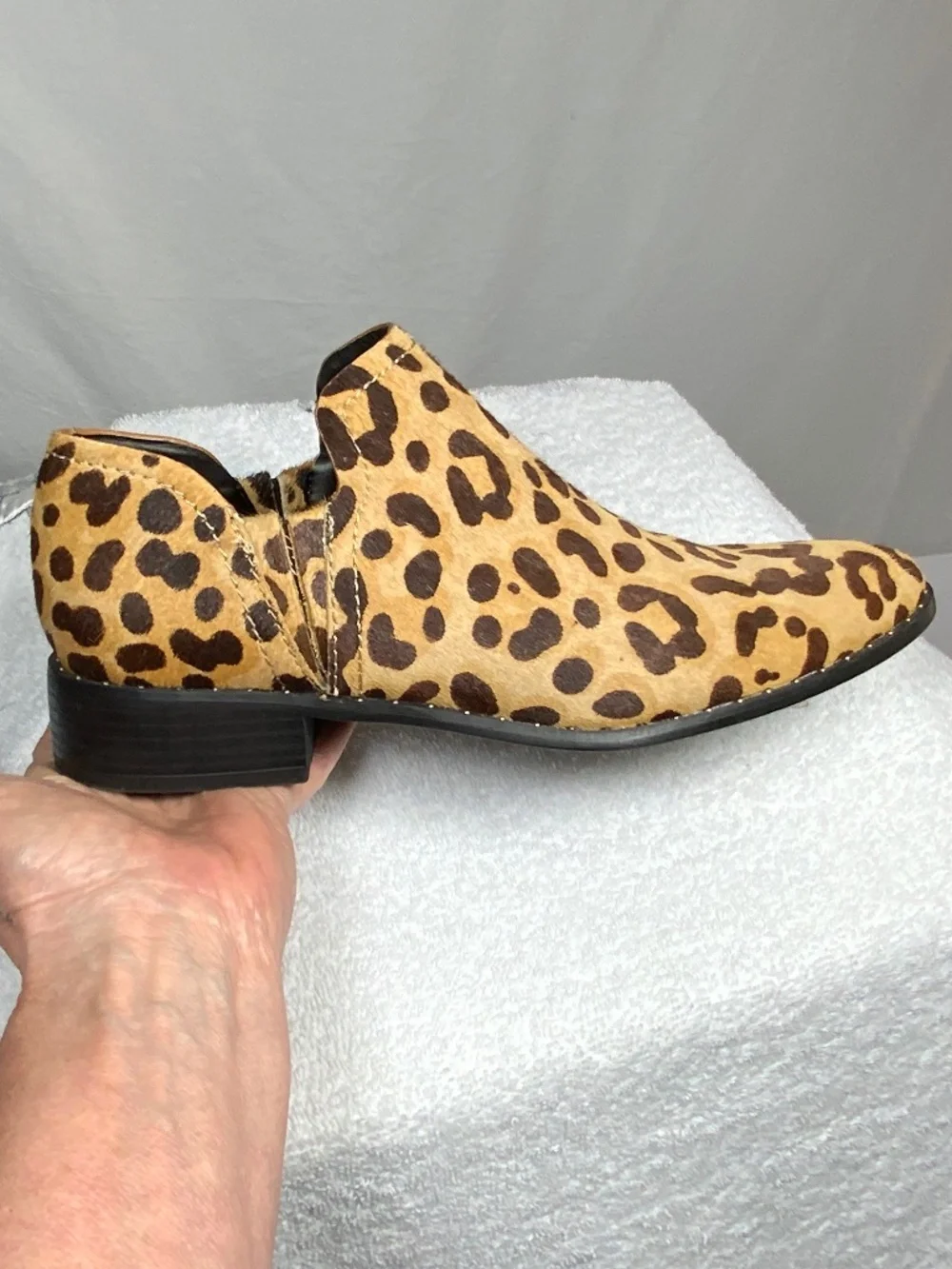 NWOT - Steven by Steve Madden Calf Hair Leopard Print Bootie - Size 9